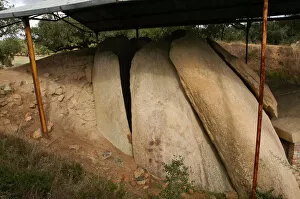 Neolithic Gallery: Anta Grande do Zambujeiro. Megalithic monument. 4000-35000 B