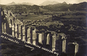 Antalya Gallery: Antalya, Southern Turkey - Aspendos - conduit of aqueduct
