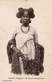 Madagascan Collection: Antankarana woman from Mahajanga, Madagascar