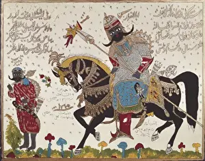 Damascus Prints: Antarah ibn Shadd?d (525-615). Arabian poet