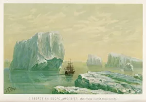 Ice Bergs Gallery: Antarctic Iceberg / 1895