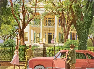 Verandah Gallery: Antebellum Mansion Tour Date: 1950