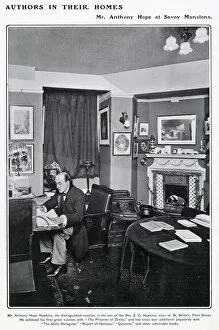 Décor Gallery: Anthony Hope Hawkins (1863 - 1933), English novelist and playwright