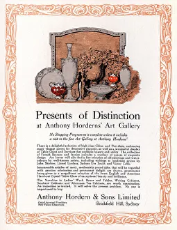 Anthony Hordern & Sons Advertisement