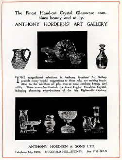 Anthony Hordern & Sons Advertisement