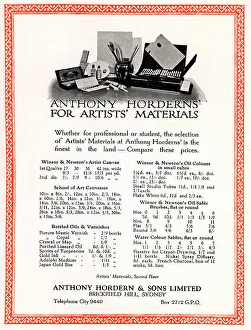 Anthony Hordern & Sons Advertisement