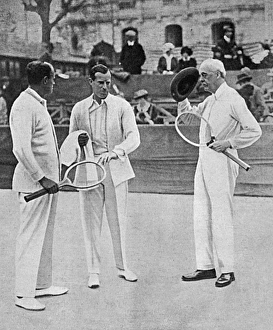 Anthony Wilding and Arthur Balfour at Nice, 1914 Anthony Wilding and Arthur Balfour at Nice, 1914