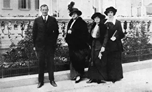 Riviera Prints: Anthony Wilding with society at Monte Carlo