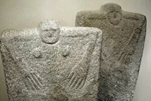 Images Dated 13th August 2011: Anthropomorphic stone stelae. Yamna Culture. 36th-23rd centu