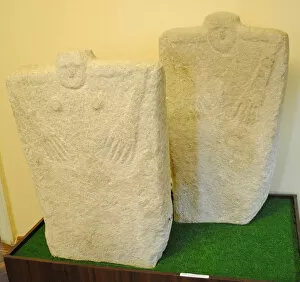 Images Dated 13th August 2011: Anthropomorphic stone stelae. Yamna Culture. 36th-23rd centu