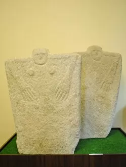 Anthropomorphic Gallery: Anthropomorphic stone stelae. Yamna Culture. 36th-23rd centu