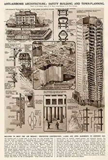 Horace Prints: Anti-airbomb architecture: Safety building and town planning