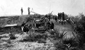 Zeppelins Prints: Anti-aircraft battery