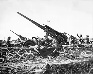 Anti-Aircraft guns in southern England 23 October 1940