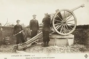 Mounting Prints: Anti-airship battery