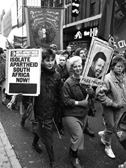 Protesters Prints: anti, apartheid, demonstrators