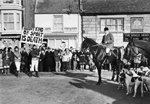 Protesters Prints: Anti-Hunting Demo 1970S