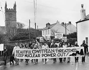 Protesters Prints: Anti-Nukers in Cornwall