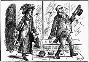 Images Dated 17th May 2016: Anti-Suffrage Cartoon Leap Year Proposal