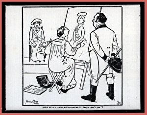 Images Dated 17th May 2016: Anti-Suffrage Cartoon Portrait
