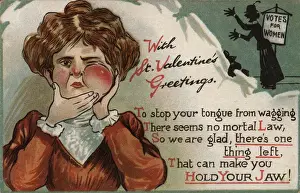 Swollen Prints: Anti-Suffragette Valentine