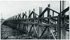 Ally Gallery: Anti-tank barrier on the Belgian frontier, Sept 1939