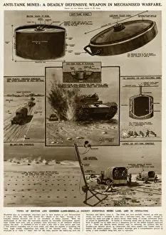 Operation Prints: Anti-tank mines by G. H. Davis