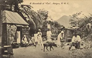Antigua Prints: Antigua - A household of 10