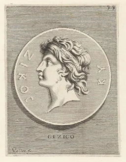 Anatolia Prints: Antiochus IX Eusebes Cyzicenus, King of Syria, died 96 BC
