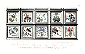 Kunst Epochen Gallery: Antique mosaic flooring from Pompeii, in