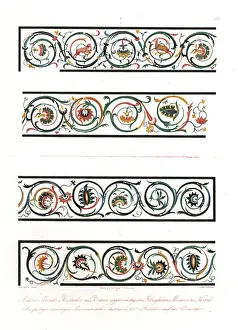 Antique mosaic flooring from Pompeii, in