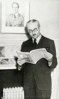 Antoine Collection: Antoine Delfosse, Minister for Justice and Information, WW2