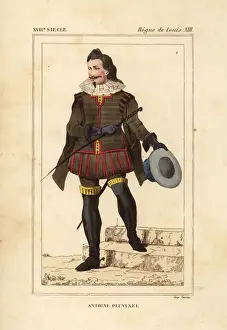 Cheval Prints: Antoine du Pluvinel, French riding master, 1552-1620