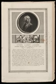 Lavoisier Collection: Antoine Laurent Lavoisier, fermier general. Ne a Paris le 16