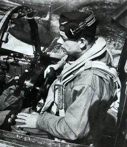 Famed Prints: Antoine de Saint-Exupery, famed French aviator in Lockh