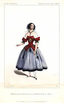 Lopera Prints: Antoinette Revilly as Fanchette in Le Trompette