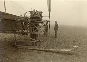 Skid Prints: Antoinette V skid launching system
