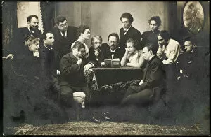 1860 Collection: Anton Chekhov with Moscow Art Theatre group