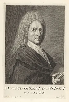 Paint Brush Prints: Anton Domenico Gabbiani, Italian painter, 1652-1726