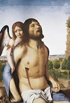 Supported Prints: Antonello da Messina. The Dead Christ Supported