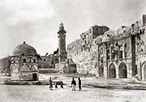 Antonia Gallery: Antonia Tower, Jerusalem, Palestine (Israel) circa 1880s