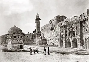 Antonia Prints: Antonia Tower, Jerusalem, Palestine (Israel) circa 1880s