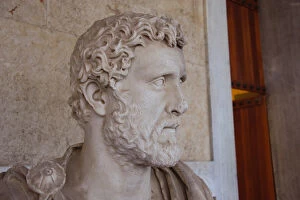 Antonine Gallery: Antoninus Pius (86-161 AD.). Roman Emperor from 138-161AD.)