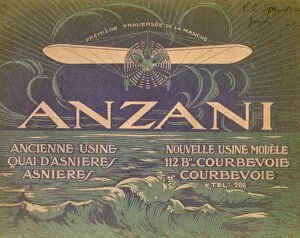 Anzani Gallery: Anzani brochure cover circa 1911