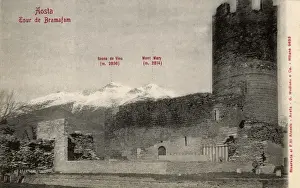 Aosta Prints: Aosta, Aosta Valley, Italy - Bramafam Tower