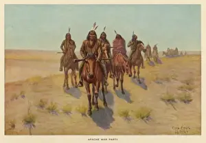 Apache Prints: Apache War Party