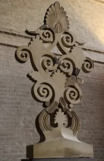 Aphaia Temple on Aegina. Large palmette-tendril ornament. 5t