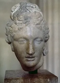 Louvre Prints: Aphrodite. Greek goodess of love. Roman copy of a Greek work