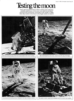 Apollo 11 lunar landings, July 1969 Apollo 11 lunar landings, July 1969