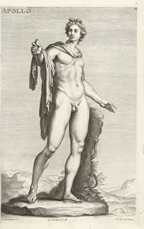 17th Century Prints: The Apollo Belvedere sculpture